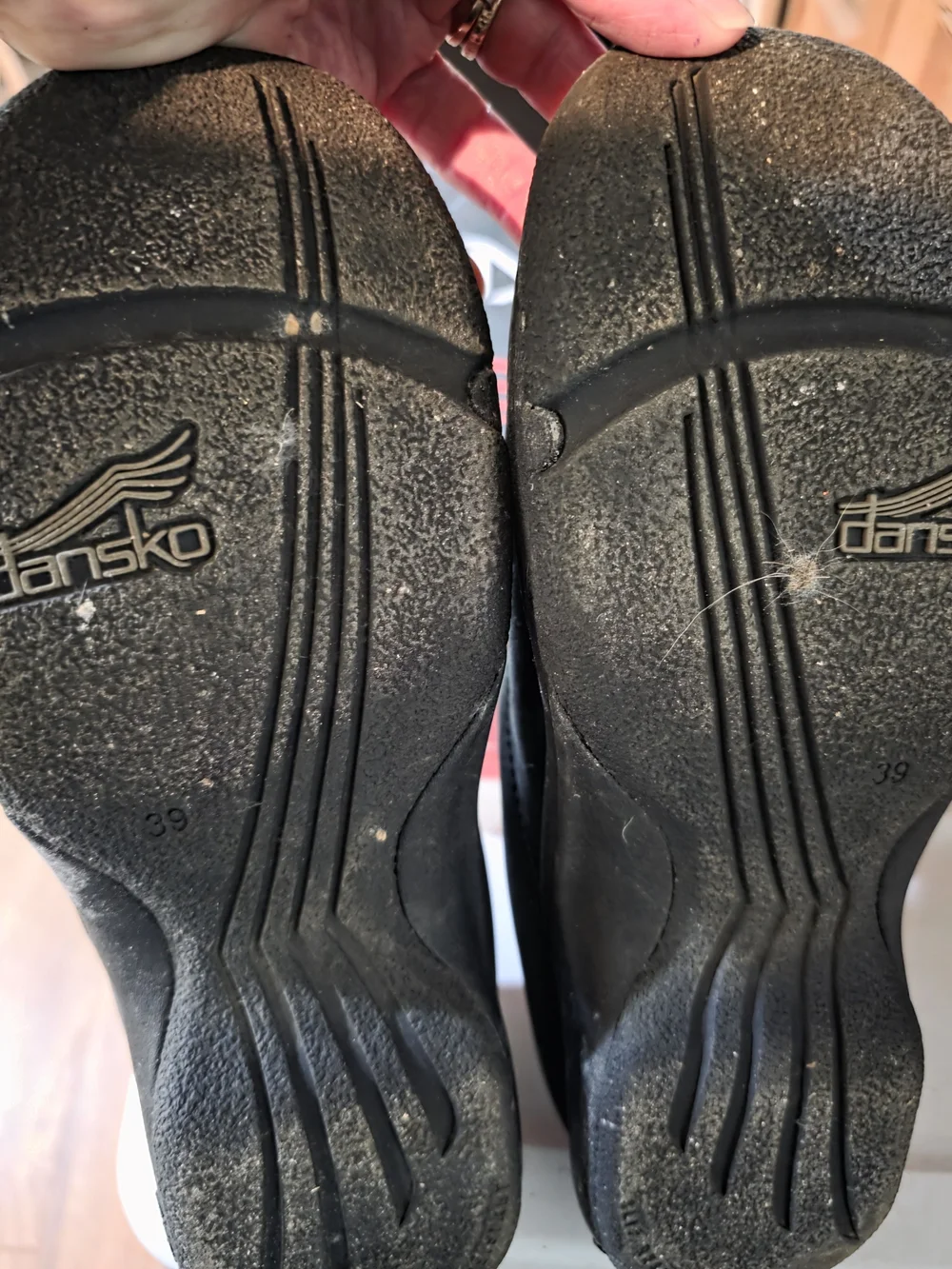 Dansko Black Suede Clogs